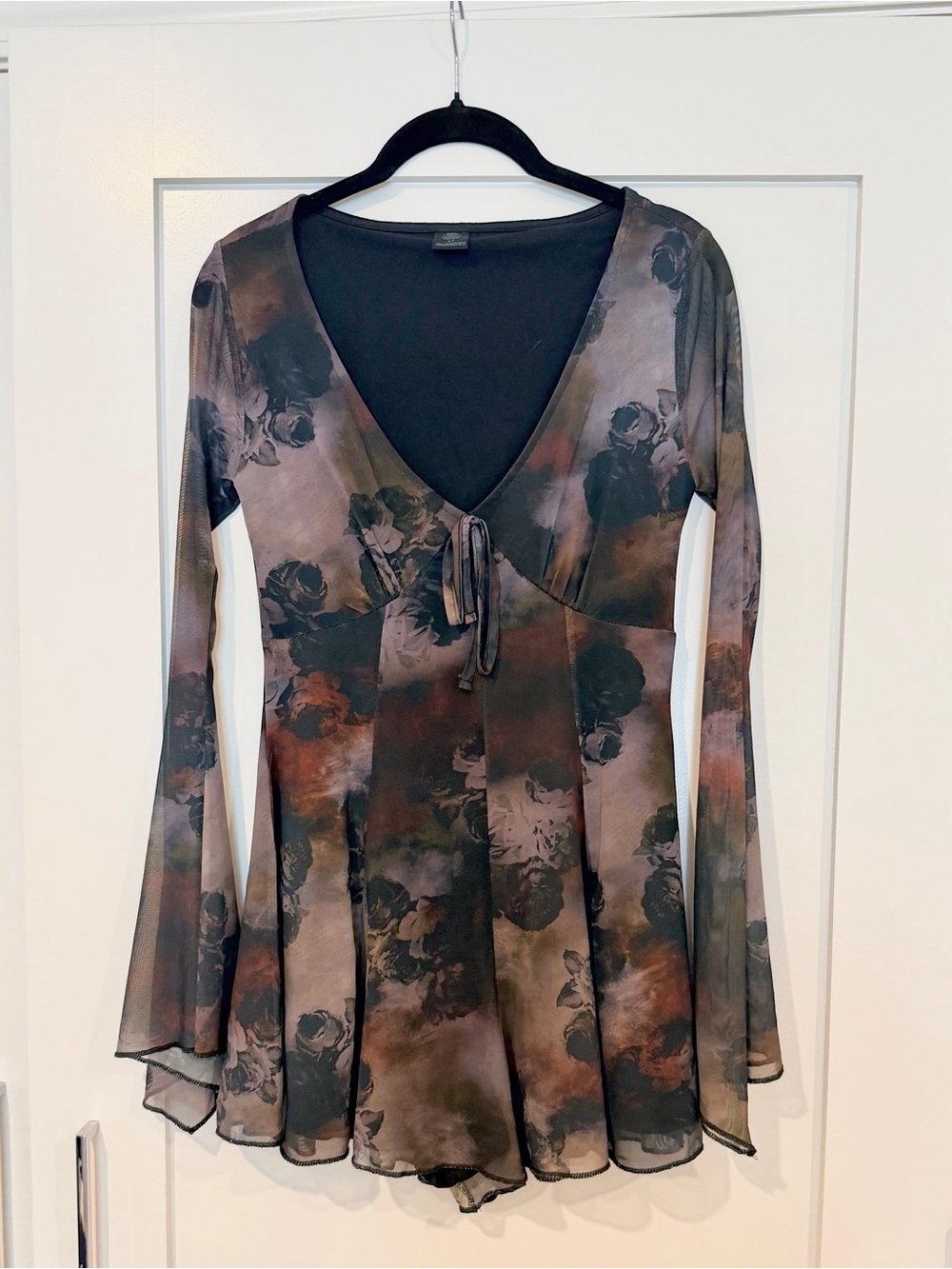 Urban Outfitters chiffon mini dress, S